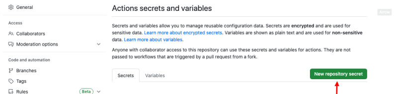 secrets page