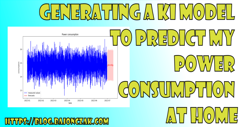 Generating a KI Model to predict my Power consumption at home