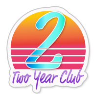 Two Year Club badge