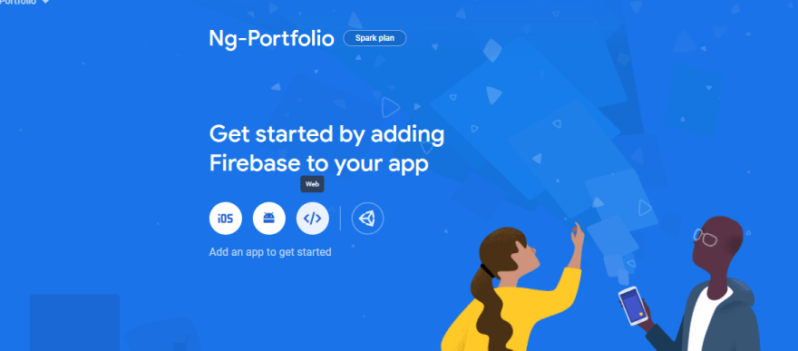 Add firebase to your web app