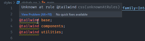How To Fix Unknown At Rule Tailwindcss Css Unknownatrules In Vs Code Dev Community