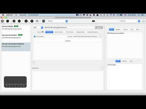 GitHub API Demo