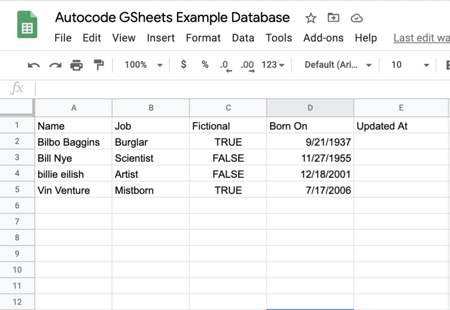 Using Google Spreadsheets as a Database - Community Tutorials - Developer  Forum