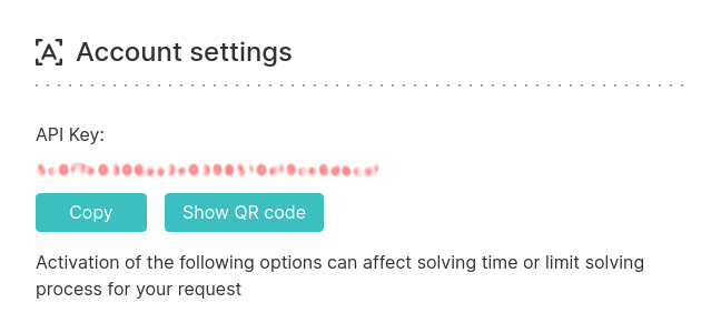 2Captcha API Key