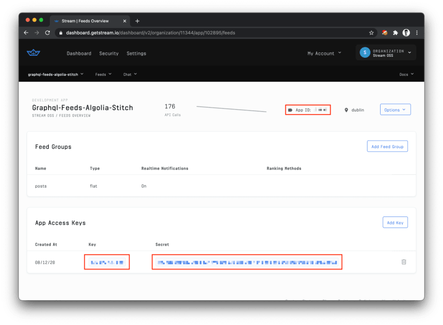 Stream Dashboard
