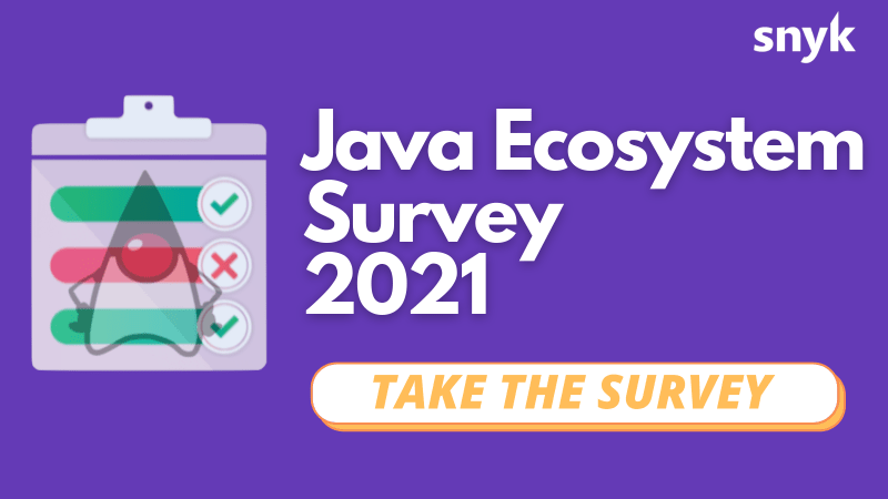 Go to the Java 2021 survey