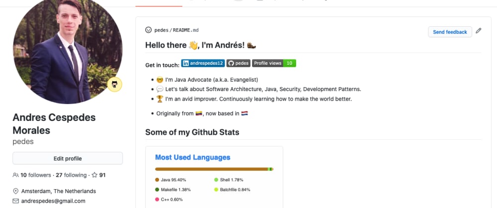 I created a great badges repository for the new github README.md profile  page - DEV Community