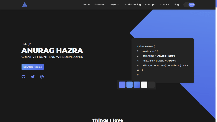 Portfolio of Anurag Hazra
