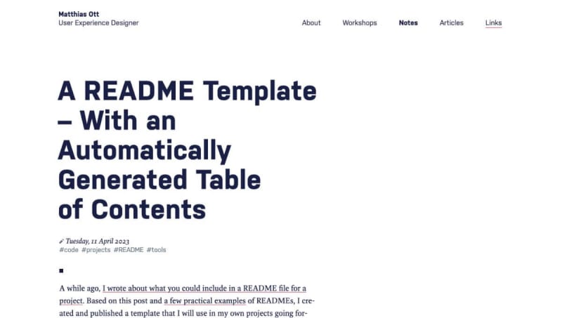 README Template