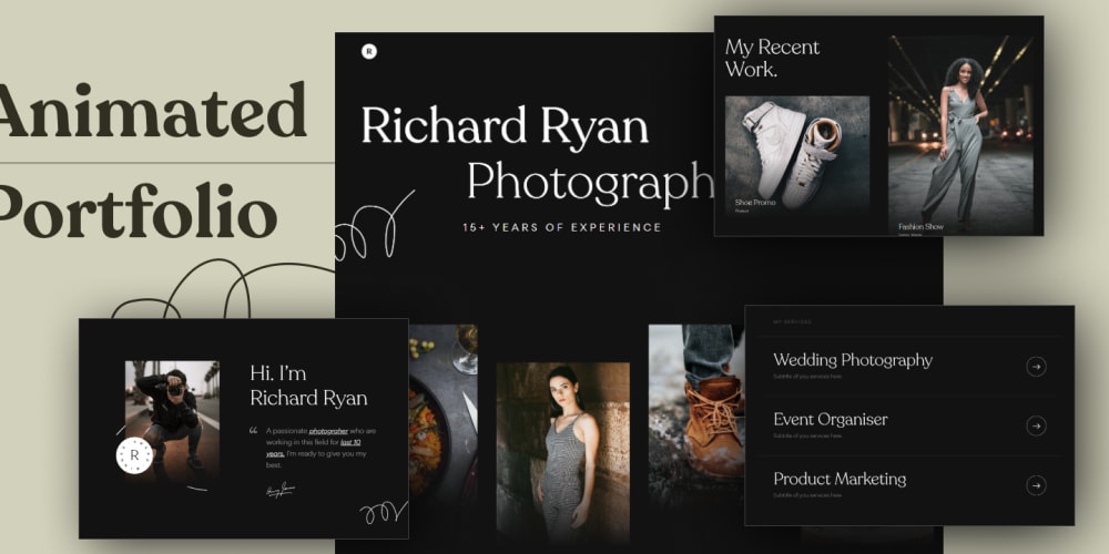 Animated Portfolio Website HTML CSS JS | No Frameworks - DEV Community