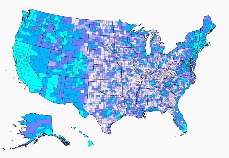 How to Create Data Maps of the United States With Matplotlib - DEV ...