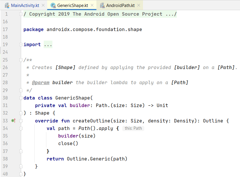 ShapeableView in Jetpack Compose. Part 1