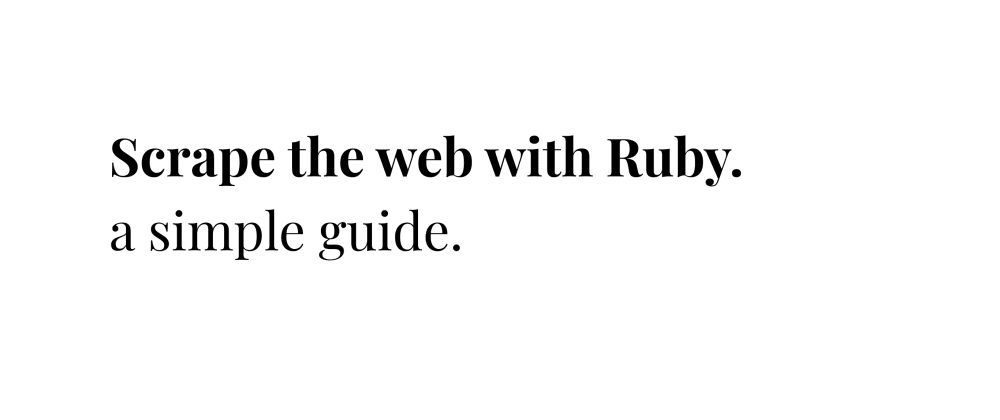 Cover image for How to build a web scraper in Ruby — a COVID-19 live data example.