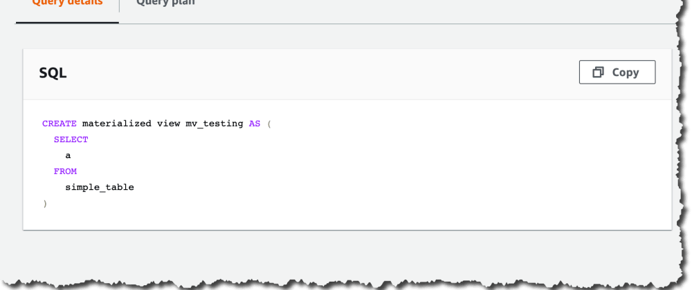 dbt redshift materialized view