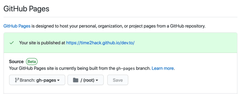 enable-github-pages