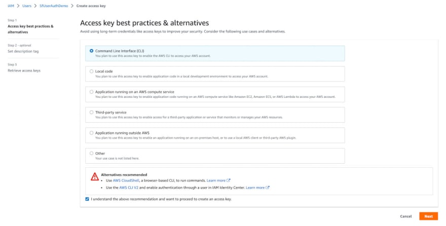cli option