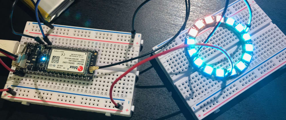Cover image for The Easiest Way to Connect a Neopixel Ring to the Particle Electron
