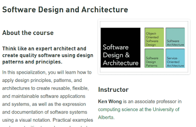 best course to learn software architecture