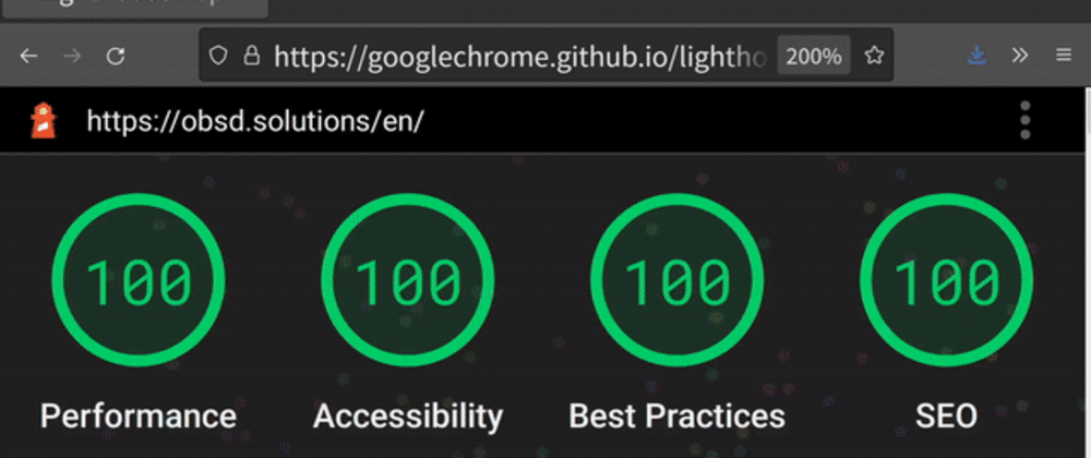 Lighthouse: Full marks got our website hosted on OpenBSD server (on 2022-02-20)