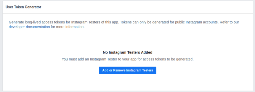 How to Get Instagram Access Token - Documentation