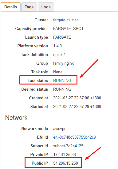 Image running