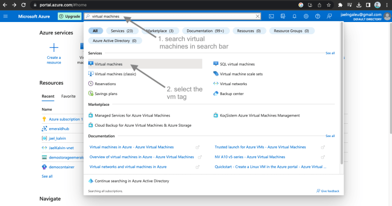 VM search