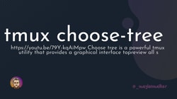 article cover for <br>
 tmux choose-tree<br>
