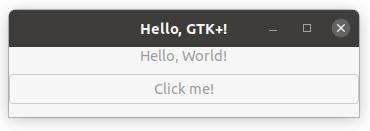 GTK sample app