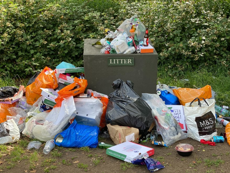 garbage pile