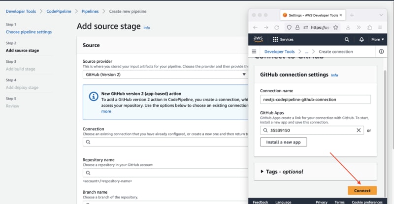 Connecting GitHub to AWS