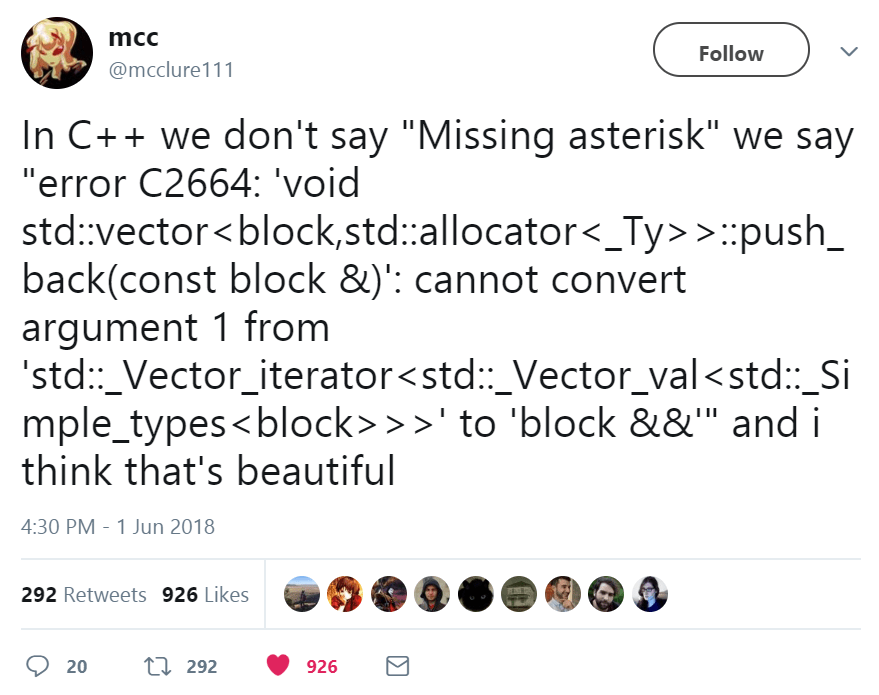C unreadable error