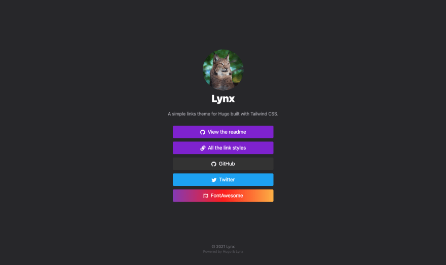Default Lynx Example Site