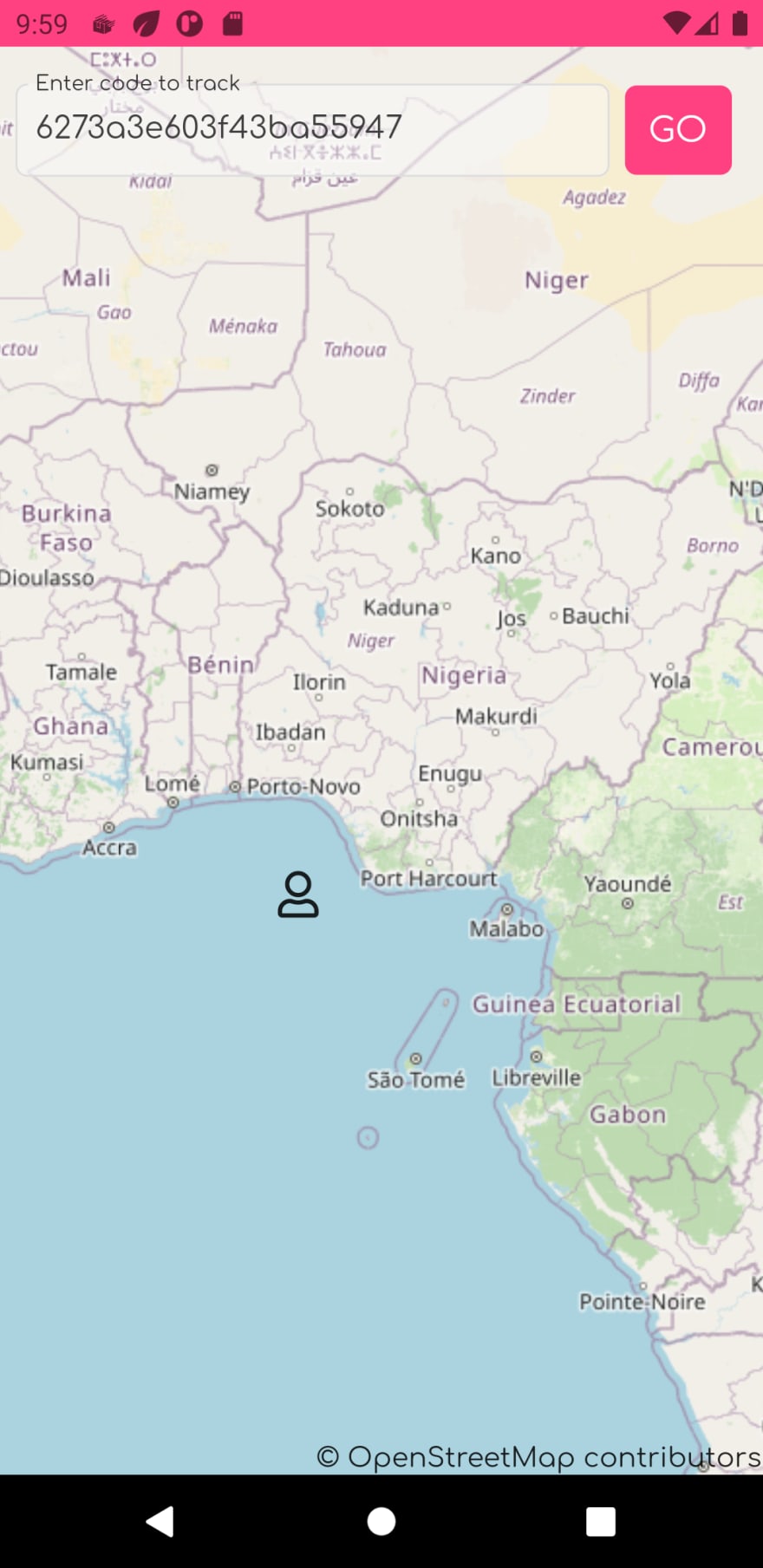 Track parcel in realtime