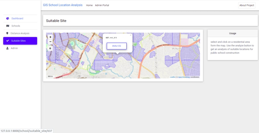 Suitable Site analysis