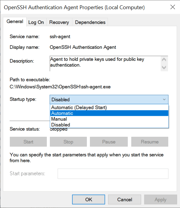 openssh authentication agent