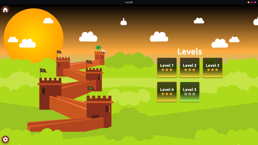 Levels Page