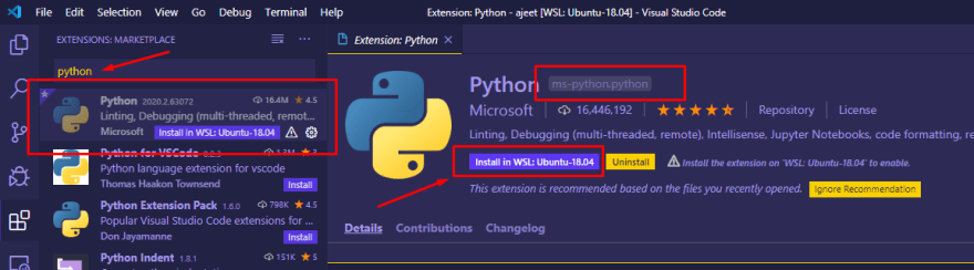 linux install python 3.5 ubuntu