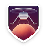 Mars 2020 Helicopter Contributor Achievement Badge