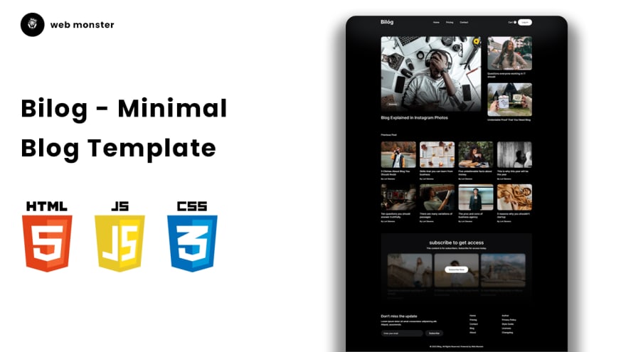 Building a Blog from Scratch with HTML, CSS, and JavaScript: A Step-by ...