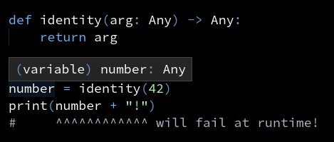Type inference with naive annotation