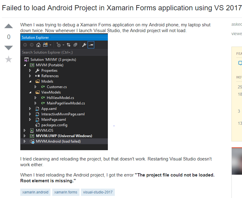 Same question on StackOverflow