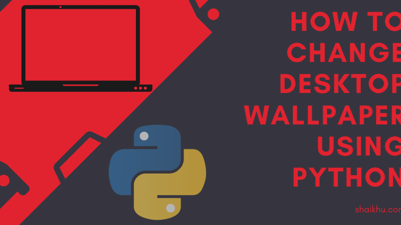 How To Change Desktop Wallpaper Using Python Dev Community