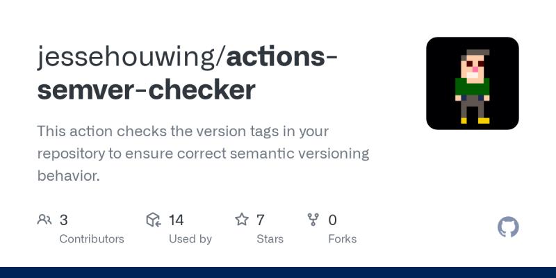 Actions SemVer Checker Action