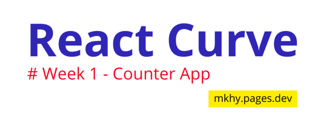 Cover image for Week 1 - Counter App