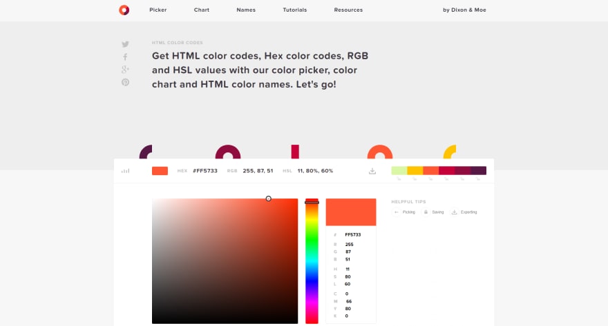 color code generator from picture