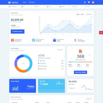 xtreme react admin template