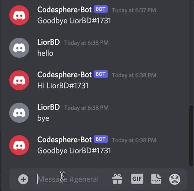 Bye discord on Make a GIF