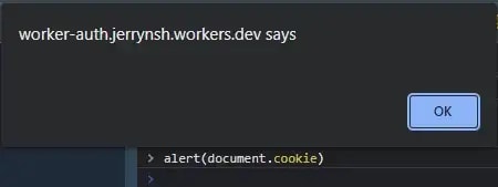 With HttpOnly, the cookie is not shown<br>
