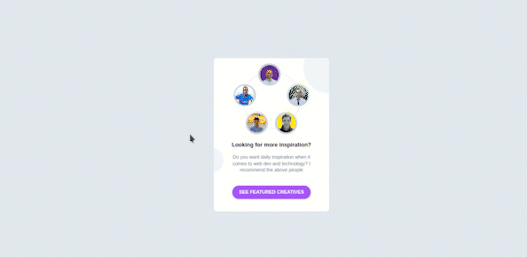 Demo of users card