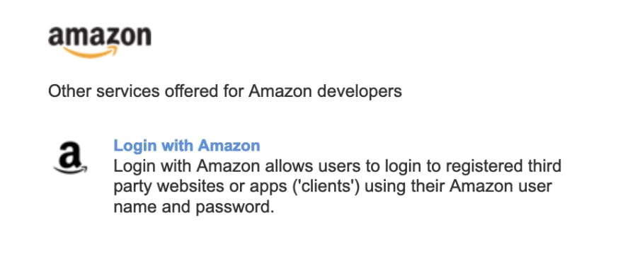 Login with Amazon